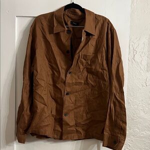 Theory Men's Tan Shirt Jacket